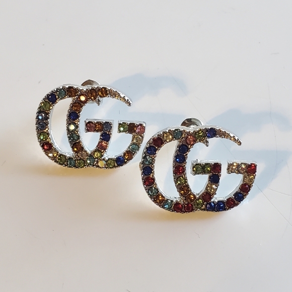 Multicolor Rhinestone Fashion Earrings - No brand - Picture 1 of 1